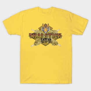 Thai Sticks Cannabis Strain Art T-Shirt